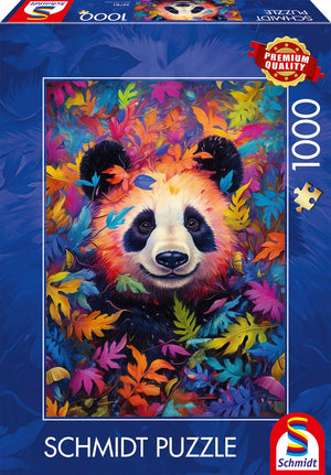 Schmidt - legpuzzel - panda in het regenboogbos - 1000 stukjes - volwassenen - vanaf 12 jaar