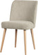 Vtwonen force eetkamerstoel - boucle - naturel - 81x47x58