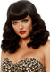 Leg avenue retro bang curly bob wig