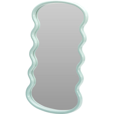 Home styling spiegel wave kunststof 55x30x2,5cm