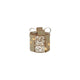 Country field countryfield kerstkado met 10 led lampjes pippa goud metaal ø10x11cm met timer, 2xaa