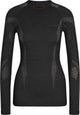 Falke wool-tech longsleeve sneldrogend wol functioneel functioneel shirt met lange mouwen dames zwart - maat l