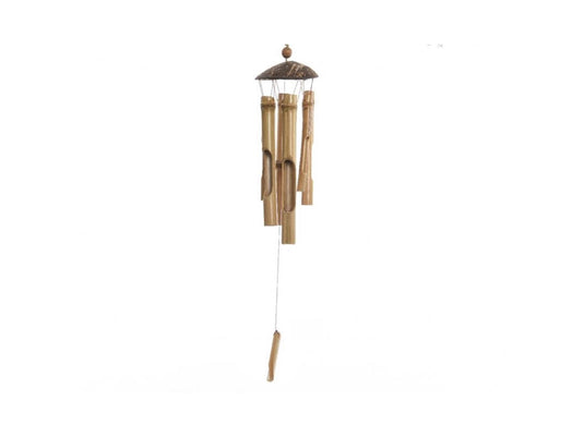 Decoris windgong bamboe ø10-h63cm naturel
