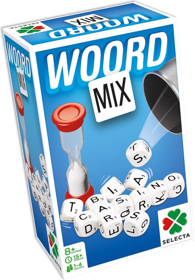 Afbeelding laden in galerijviewer, Tactic woord mix – dobbelspel – woordspel – snel taalspel met letterdobbelstenen – leerzaam en spannend – familiespel – 1 tot 8 spelers – vanaf 8 jaar
