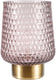 Pauleen led tafellamp op batterijen - e27 - 2700k warm wit - 30 lm - 0,8w - woonkamer slaapkamer - sparkling glamour - bruin messing