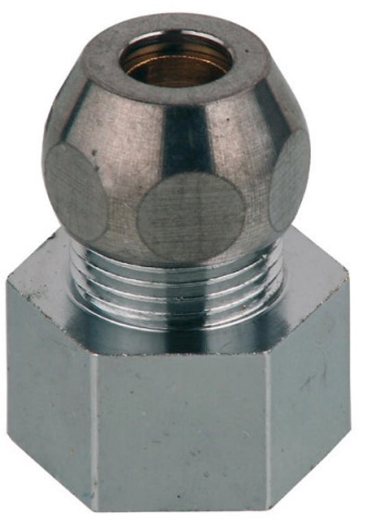 Kirchhoff ms knelfitting-nippel - chroom - 1 2 bi x 8 mmq