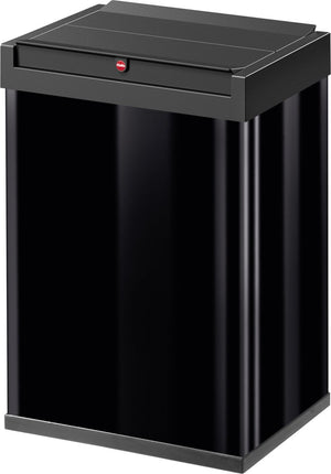 Hailo prullenbak met tuimeldeksel 8401410 zwart big-box swing l