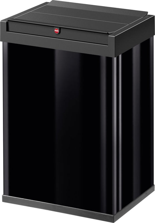 Hailo prullenbak met tuimeldeksel 8401410 zwart big-box swing l