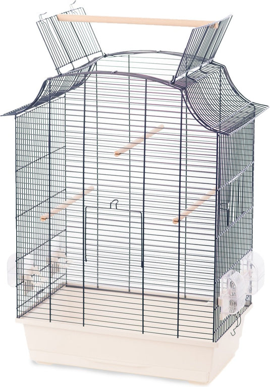 Flamingo - vogelkooi solor sky - wit - 52x31x65cm