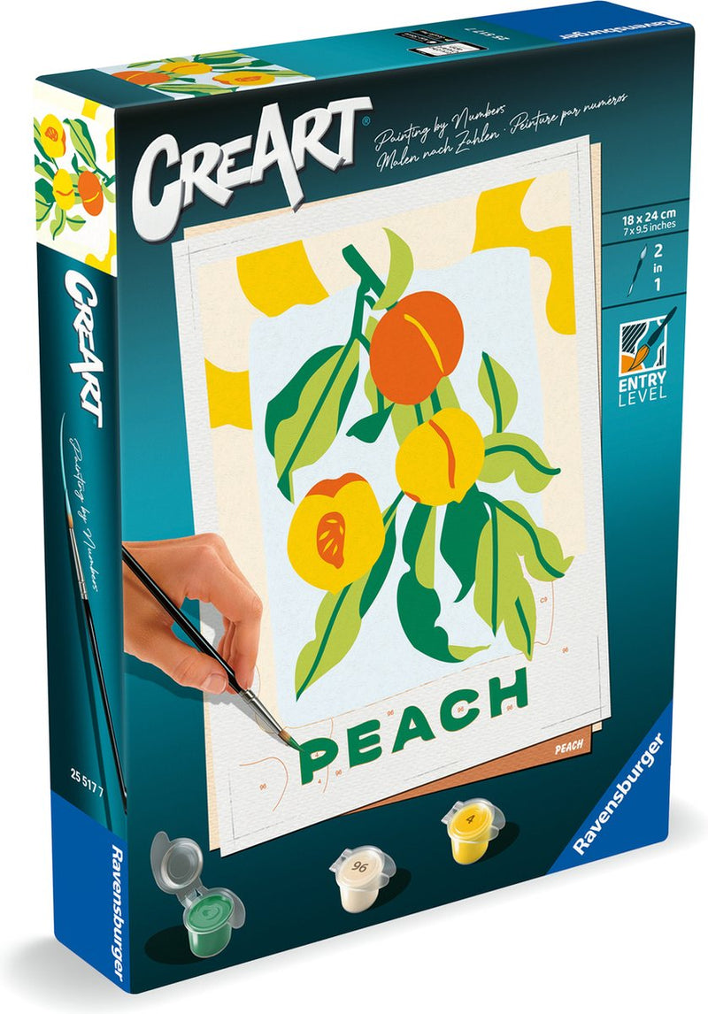 Afbeelding laden in galerijviewer, Ravensburger creart schilderen op nummer - perzik
