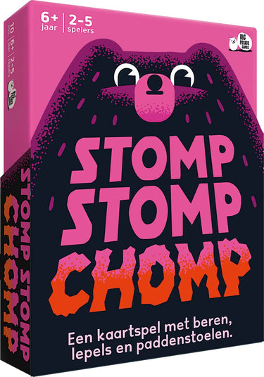 Asmodee stomp stomp chomp – spannend actievol bordspel voor het hele gezin