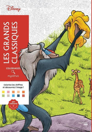 Hachette disney les grands classiques 1 - kleurboek voor volwassenen