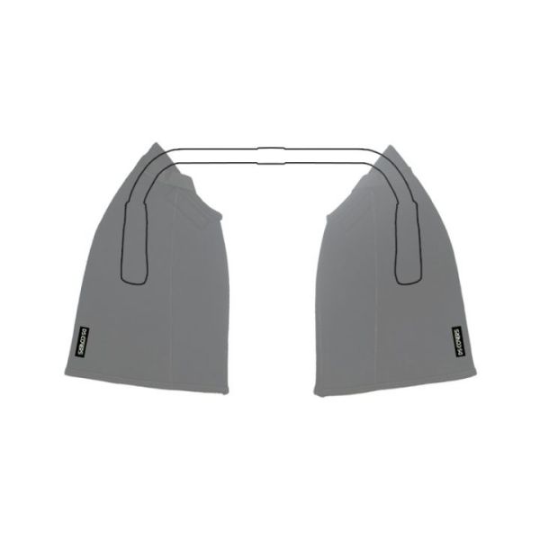 Load image into Gallery viewer, Ds covers stuurmof ds curved gebogen stuur zw paar
