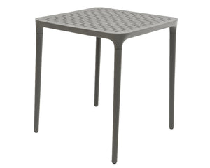 Tafel porto kunststof 65x65x70cm antraciet