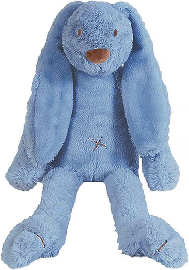 Happy horse konijn richie knuffel 58cm - donkerblauw - baby knuffel