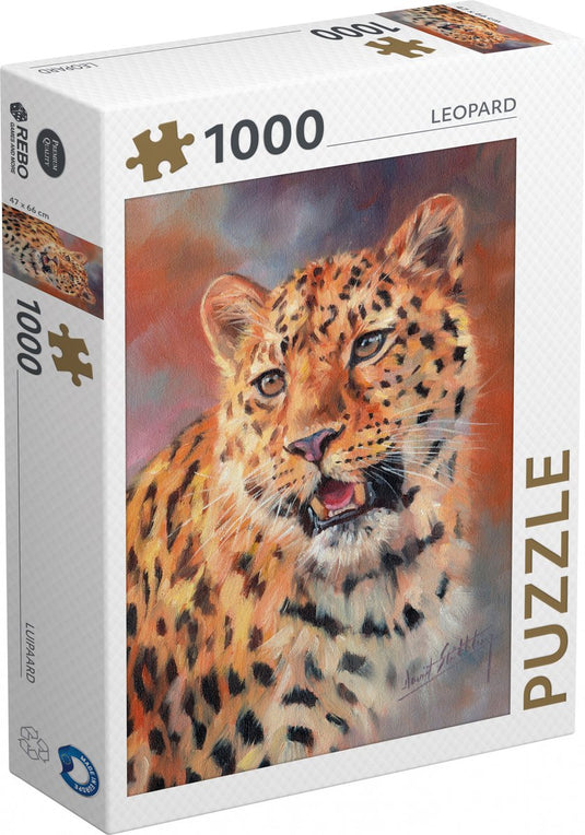 Rebo puzzel luipaard 1000 stukjes