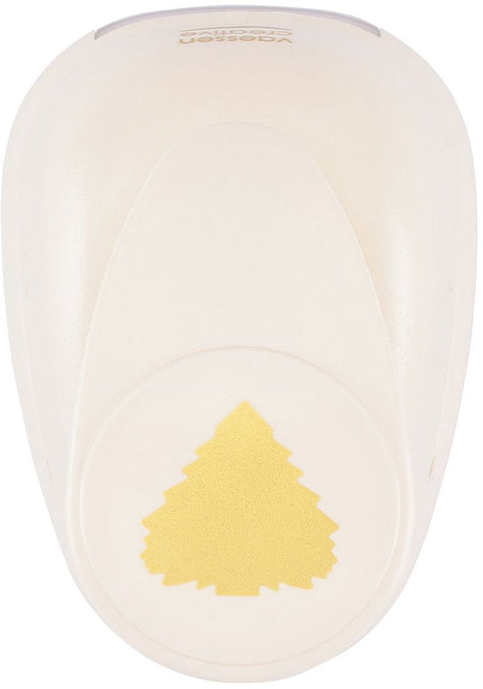 Vaessen creative pons - figuurpons - dennenboom - 3,4 x 3,4 cm