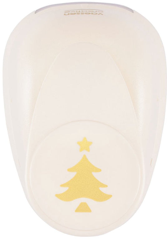 Vaessen creative pons - figuurpons - kerstboom - 2,8 x 3,8 cm