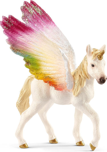 Schleich bayala gevleugelde regenboog eenhoorn veulen 70577