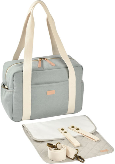 Béaba paris luiertas - trendy unisex verzorgingstas - 16l - incl. verzorgingsmatje koelvak - groen