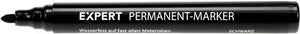 Expert marking tools expert permanent markeerstift zwart 1.5-3mm | 10 stuks