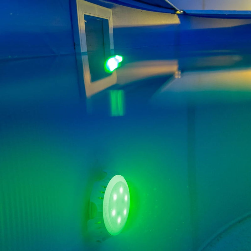 Load image into Gallery viewer, Gre led-licht voor bovengronds zwembad wit en blauw ledrc
