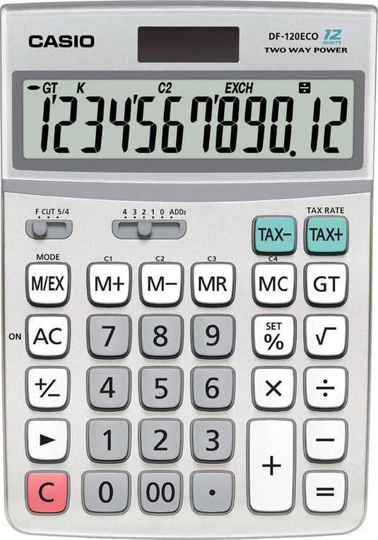 Casio df-120 - bureaurekenmachine