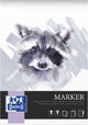 Oxford markerblok - a4 - 15 vel - 180g - gelijmd