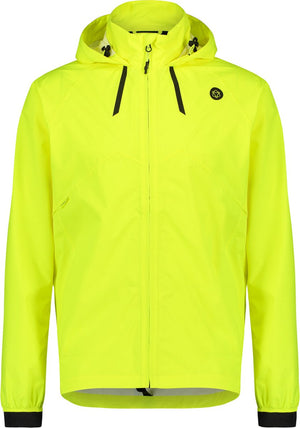 Agu compact regenjas commuter heren - neon geel - l