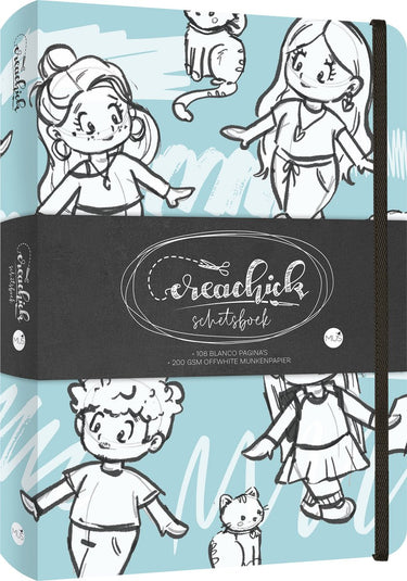 Kluitman schetsboek creachick blue