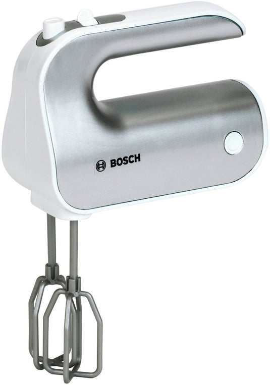 Klein toys bosch mini speelgoed handmixer - 19x7x12 cm - incl. verwijderbare en draaiende garde - zilver