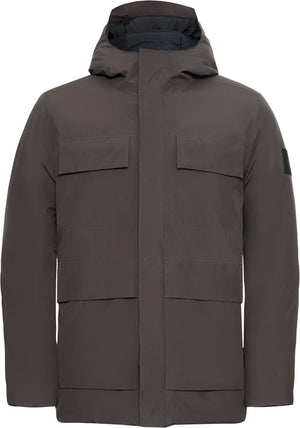 Jack wolfskin brandenburger jkt m heren outdoorjas - peat