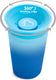 Munchkin miracle anti-lek 360° drinkbeker - sippy cup - veranderd van kleur - warmtegevoelig - oefenbeker voor baby en kind - 266ml - blauw