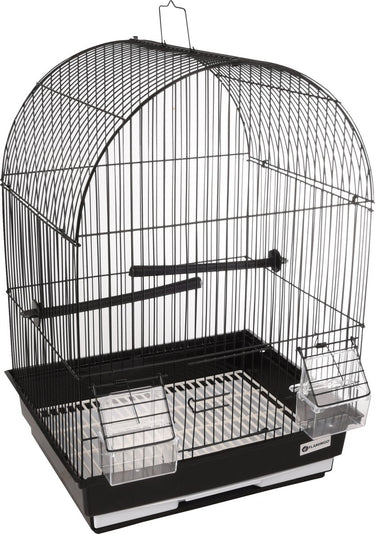 Flamingo vogelkooi alor zwart - zwart - 34.5 x 28 x 48.5 cm