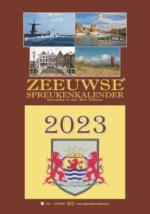 Merkloos sans marque zeeuwse spreukenkalender 2023