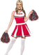 Vegaoo cheerleader kostuum voor vrouwen - verkleedkleding - small