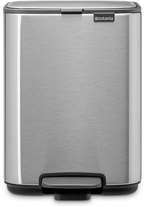 Brabantia bo pedaalemmer - 4 liter - badkamer - matt steel fingerprint proof