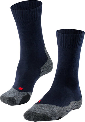 Falke tk2 anti-blaar dik wol functioneel materiaal wandelsokken heren blauw - maat 39-41