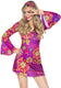 Leg avenue retro go go dress +