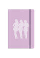 K3 originals - notitieboek - hardcover met elastiek - 14 x 21 cm - lijntjespapier