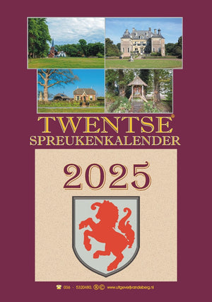 Merkloos sans marque twentse spreukenkalender 2025