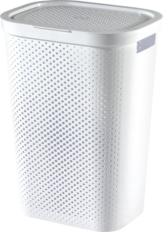 Curver infinity dots wasmand - 60 l - wit