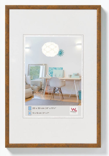 Walther new lifestyle - kunststof lijst - fotoformaat 18x24 cm - taupe