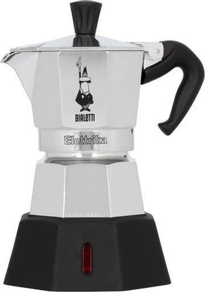 Bialetti moka elektrika 2 kops – elektrische percolator – 230v – aluminium – italiaanse espresso maker