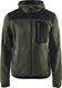Blåkläder blaklader gebreid vest met softshell 4930-2117 - army groen zwart - xxl