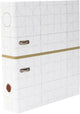 Ancor ordner unique a4 2r 8cm boogjes wit - an-121810-f