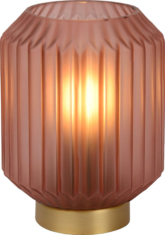 Lucide sueno - tafellamp - ø 13 cm - 1xe14 - roze