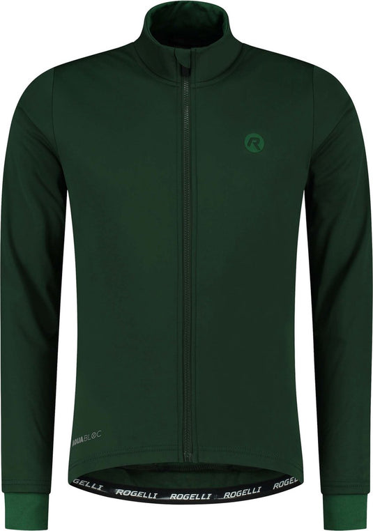 Rogelli essential fietsjack winter - heren - leger groen - maat xl