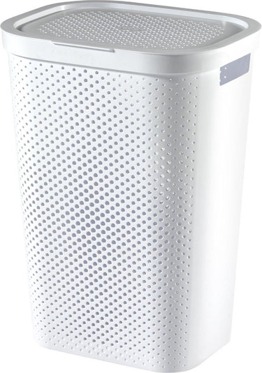 Curver infinity dots wasmand - 60 l - wit