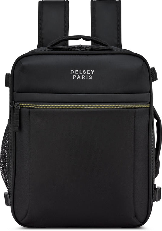 Delsey brochant 3 underseater rugzak 40 cm – 24l – 0,6 kg – gerecycled polyester – laptopvak 16” – smart sleeve – black